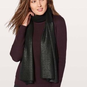 Lululemon All That Shimmers Foil Scarf